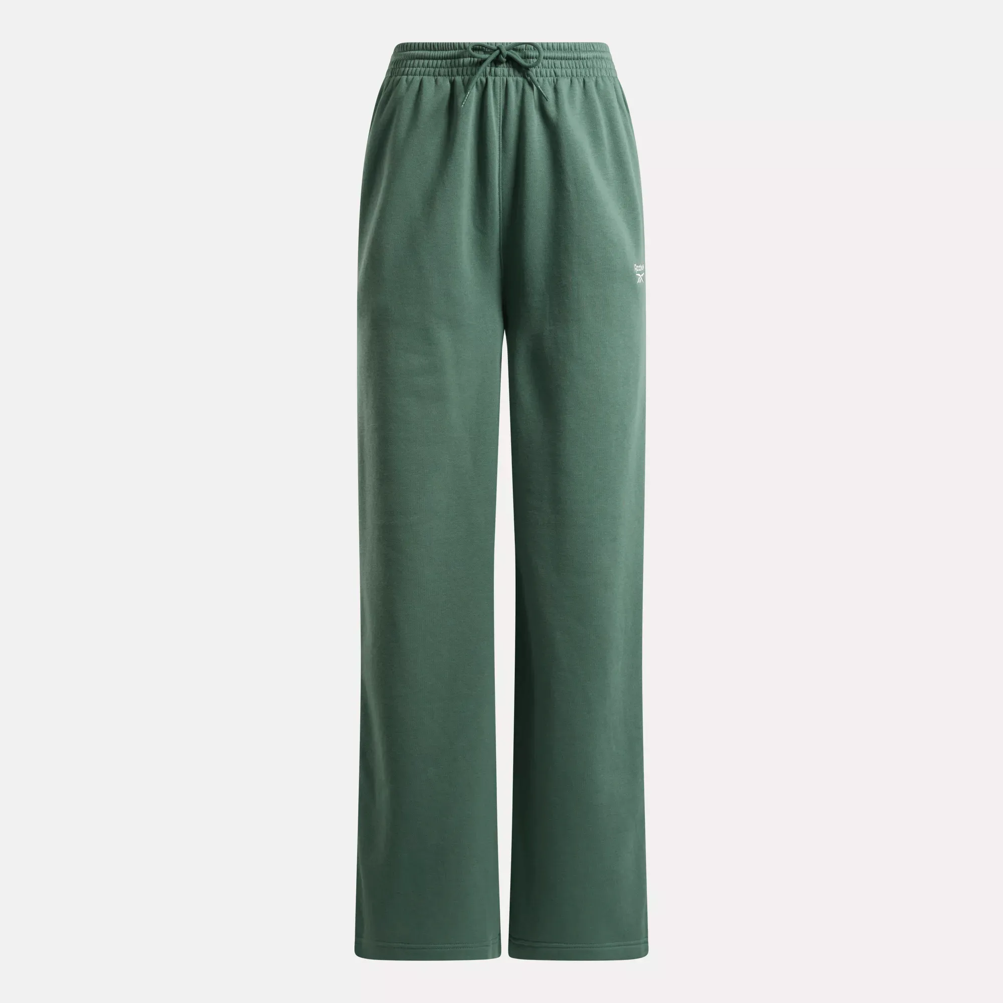 Women's Reebok Identity Small Logo Fleece Wide Leg Pants